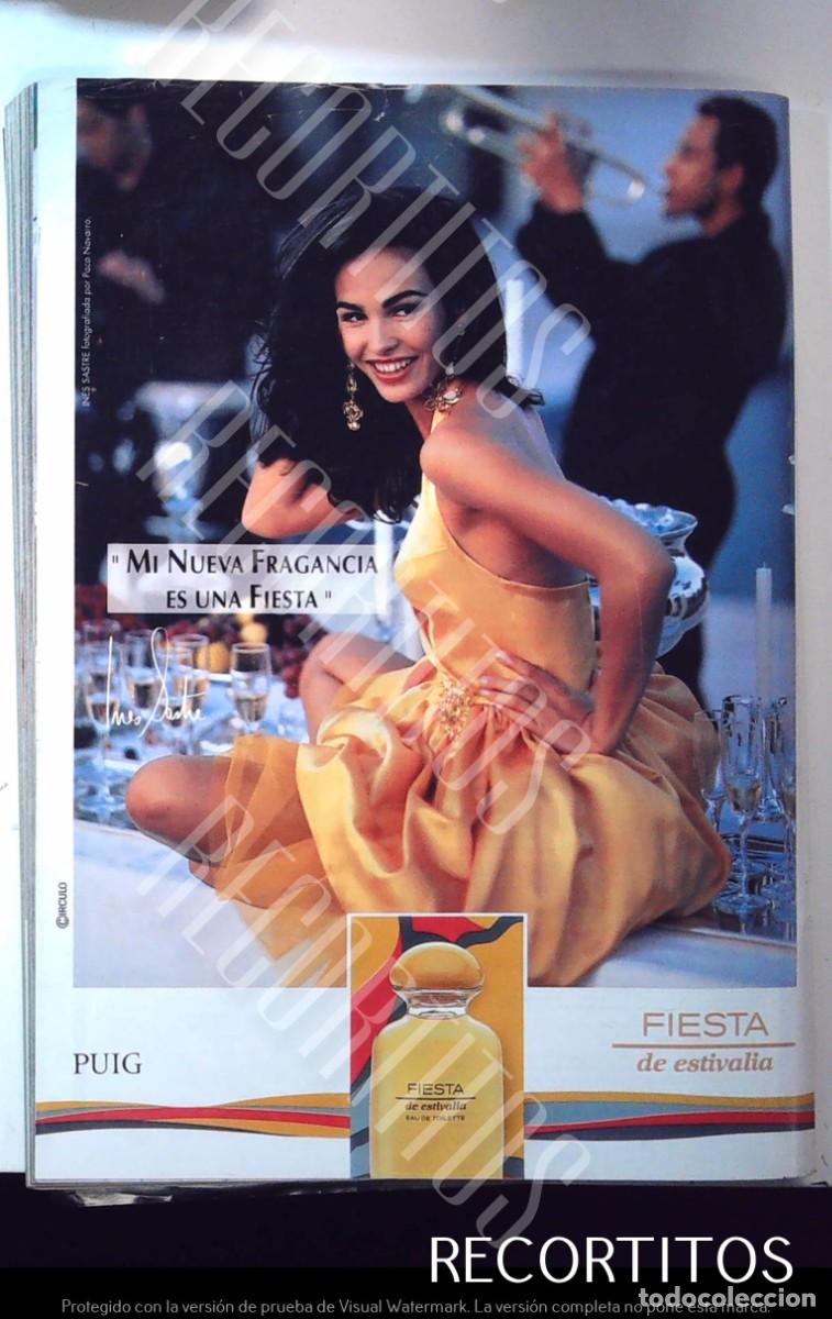 Coleccionismo de Revistas y Peri&oacute;dicos: ESTIVALIA DE PUIG ANUNCIO PUBLICIDAD INES SASTRE