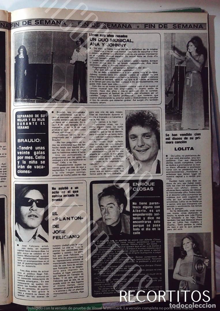 Coleccionismo de Revistas y Peri&oacute;dicos: ana y johnny LOLITA FLORES BRAULIO ENRIQUE CLOSAS JOSE FELICIANO