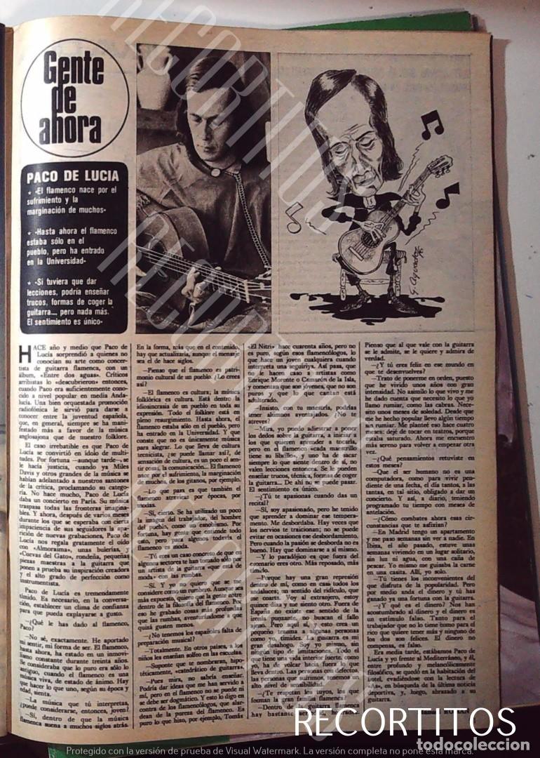 Coleccionismo de revistas y peri&oacute;dicos: PACO DE LUCIA GUITARRISTA