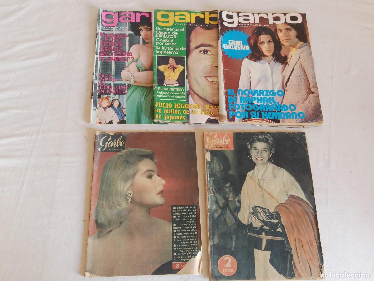 Coleccionismo de revistas y peri&oacute;dicos: Lote 5 revistas Garbo
