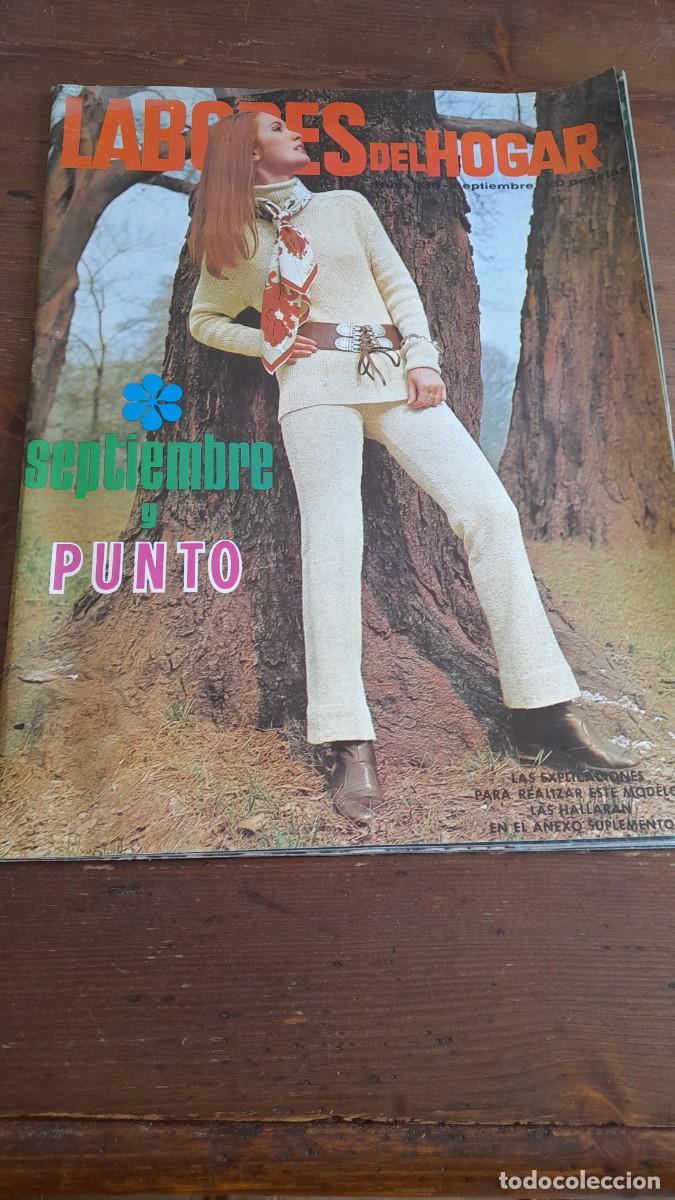 Coleccionismo de Revistas y Peri&oacute;dicos: Revista con patr&oacute;n costura coser Labores del hogar 136 mu&ntilde;ecos dibujos animados