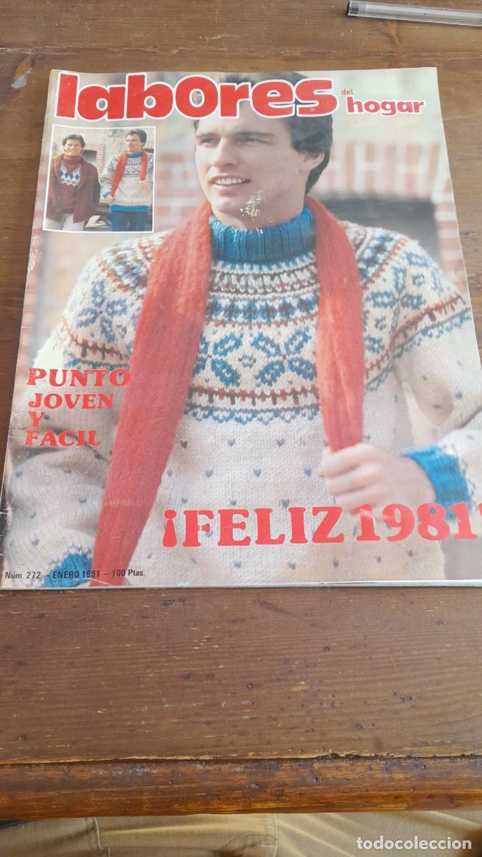 Coleccionismo de Revistas y Peri&oacute;dicos: Revista con patr&oacute;n costura coser Labores del hogar N&deg; 272 margaritas mosaico colchas ropa beb&eacute;