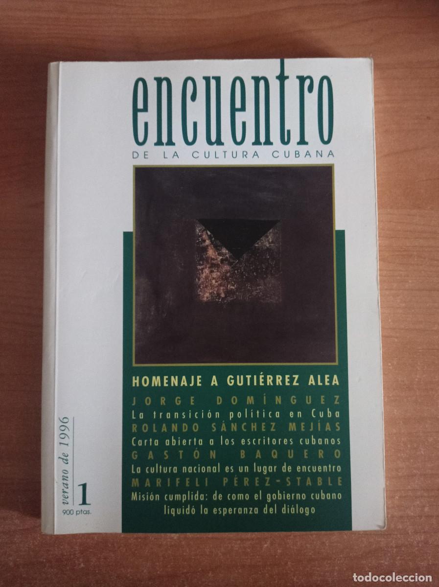 Collectionnisme de Revues et Journaux: Encuentro de la Cultura Cubana n&ordm; 1 - Homenaje a Guti&eacute;rrez Alea - VV.AA, 1996