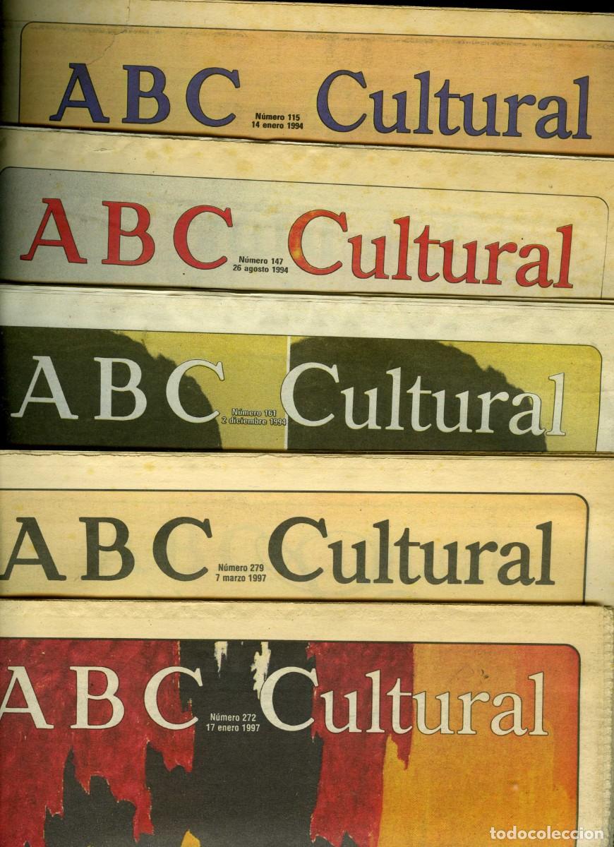 Collectionnisme de Revues et Journaux: 5 ejemplares ABC Cultural: n&ordm; 115(14-I-94), 147 (25-8-94),161(2-12-94),272 (17-1-97), 279(7-3-97)