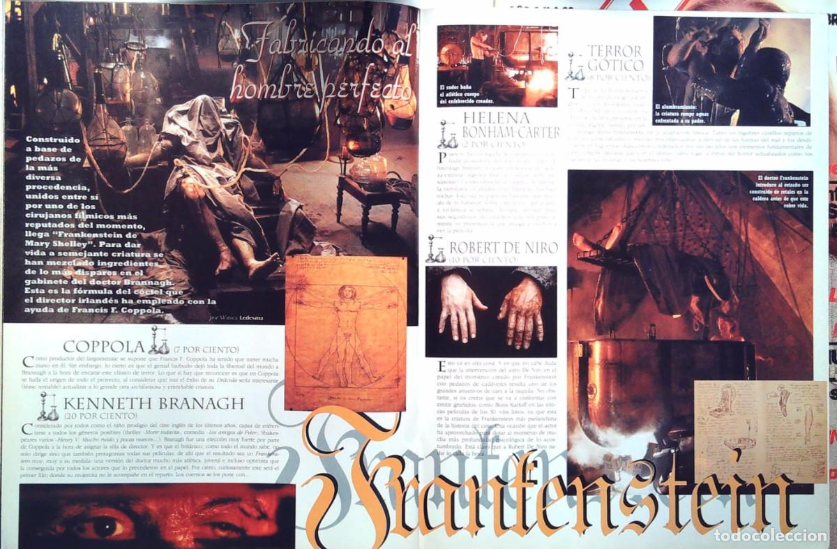 Coleccionismo de Revistas y Peri&oacute;dicos: FRANKSTEIN ROBERT DE NIRO KENNETH BRANAGH FRANCIS FORD COPPOLA