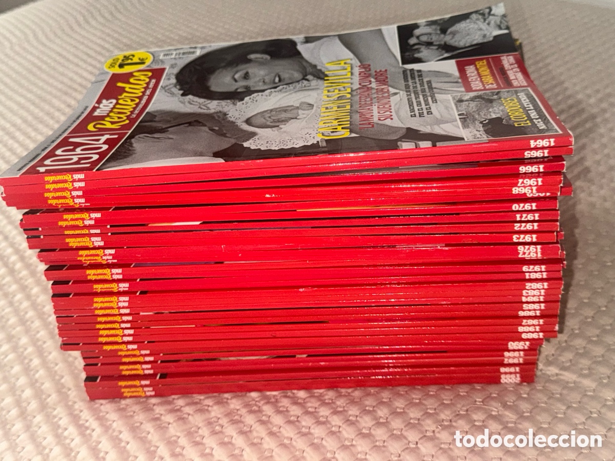 Collection Magazines and Newspapers: Revista M&aacute;s Recuerdos - Lote 36 Revistas