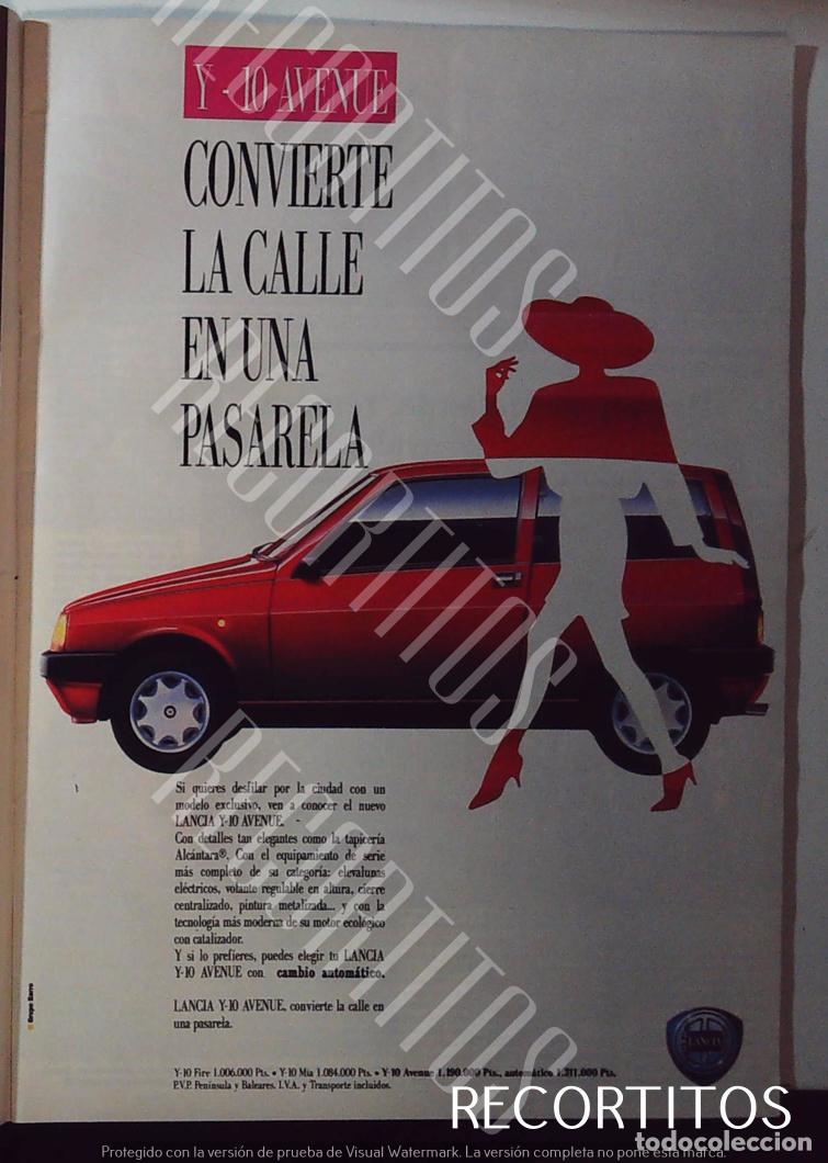 Coleccionismo de Revistas y Peri&oacute;dicos: LANCIA Y 10 ANUNCIO PUBLICIDAD
