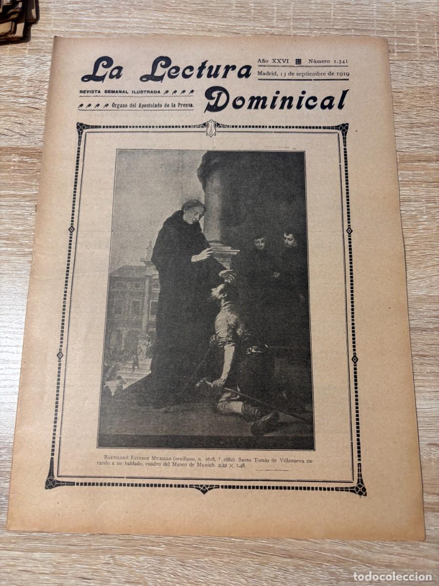 Coleccionismo de revistas y peri&oacute;dicos: LECTURA DOMINICAL. A&Ntilde;O XXVI. N&ordm; 1341. SEPTIEMBRE 1919. PORTADA: SANTO TOMAS DE VILLANUEVA.LEER