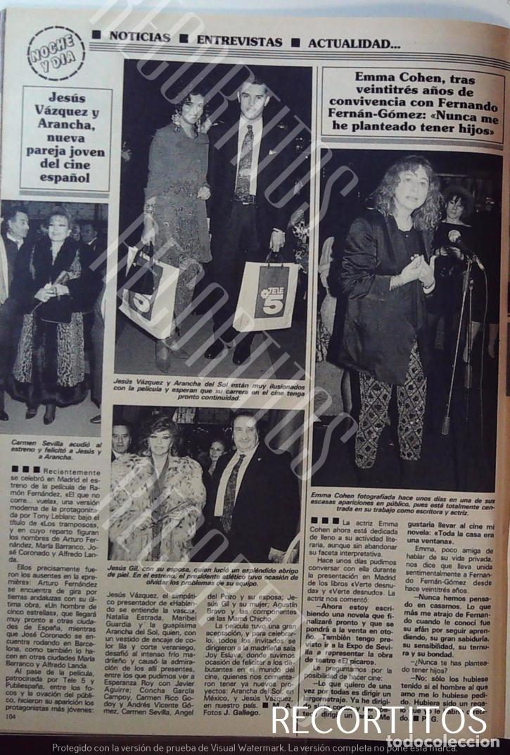 Coleccionismo de Revistas y Peri&oacute;dicos: CARMEN SEVILLA JESUS VAZQUEZ ARANCHA DEL SOL EMMA COHEN JESUS GIL