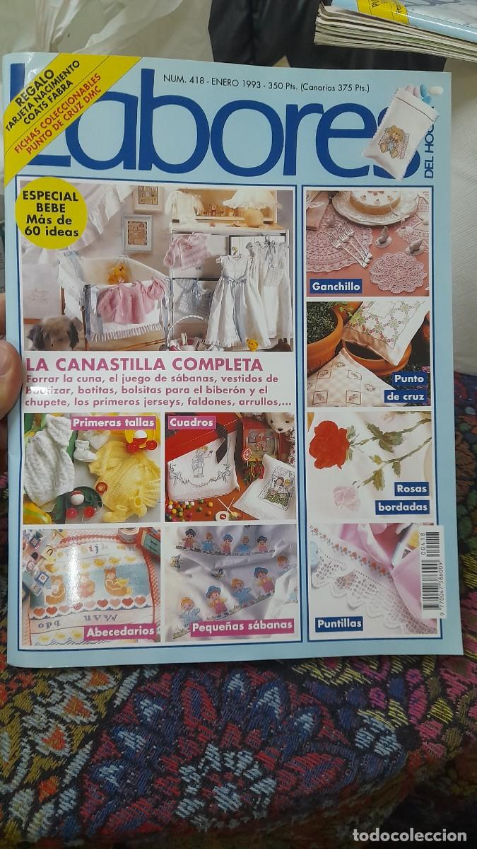 Coleccionismo de Revistas y Peri&oacute;dicos: Revista con patr&oacute;n costura Labores del hogar bordado 418 ropa beb&eacute;s dise&ntilde;o dibujos bolillos coser