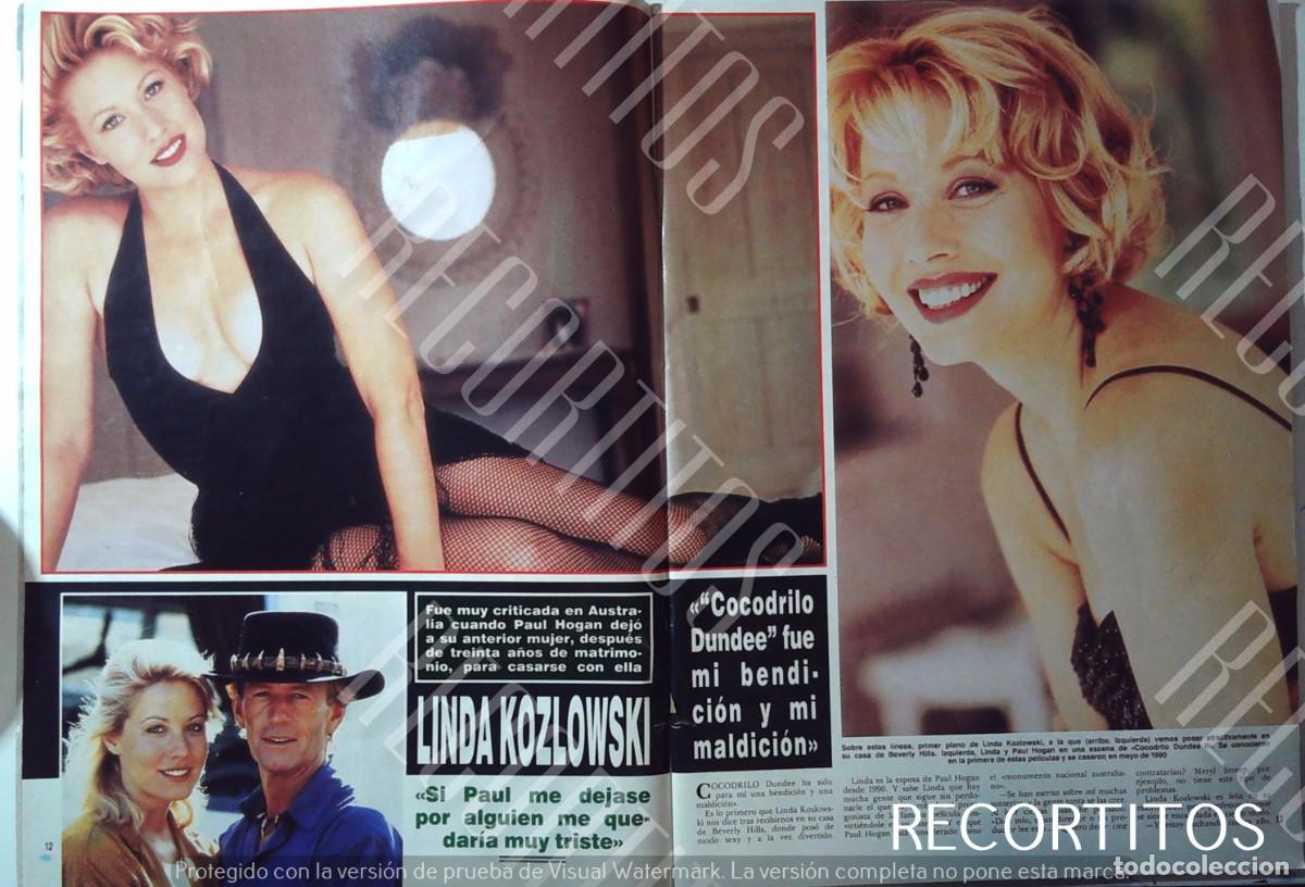 Sammeln von Zeitschriften und Zeitungen: LINDA KOZLOWSKI PAUL HOGAN COCODRILE DUNDEE COCODRILO