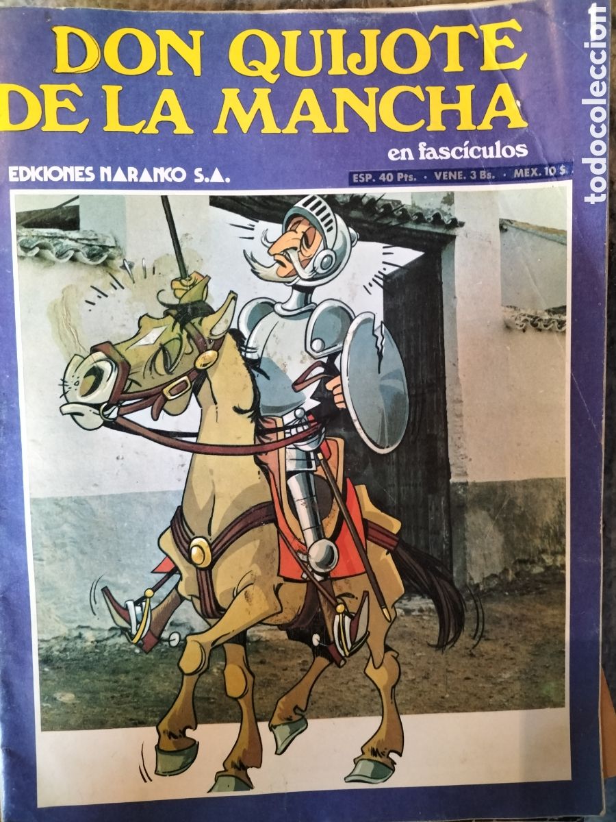 Coleccionismo de revistas y peri&oacute;dicos: Fasc&iacute;culo 1(1972):&nbsp;Don&nbsp;Quijote de la Mancha en c&oacute;mic. Ediciones Naranco