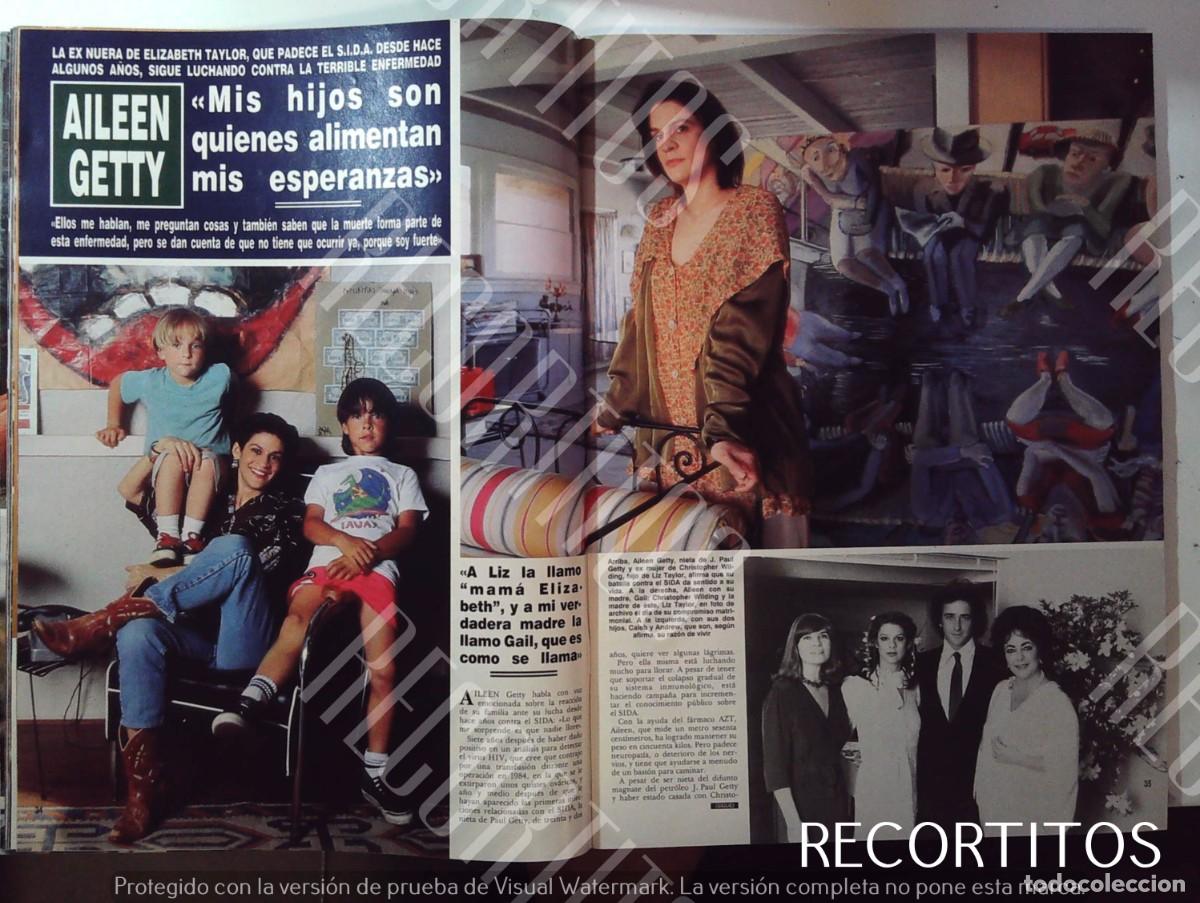 Coleccionismo de Revistas y Peri&oacute;dicos: ELIZABETH TAYLOR AILEEN GETTY