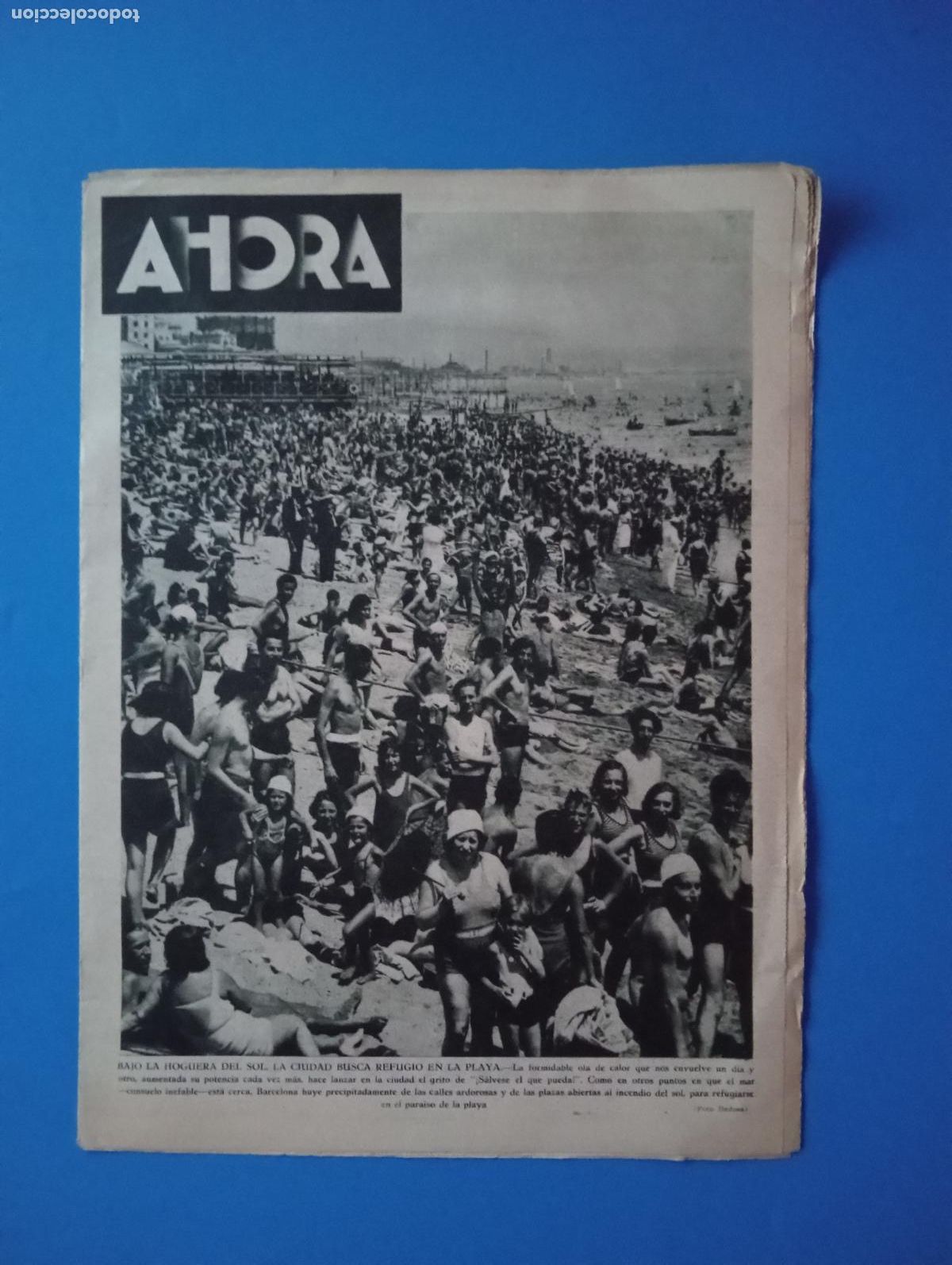 Coleccionismo de Revistas y Peri&oacute;dicos: AHORA. DIARIO GR&Aacute;FICO. N&ordm; 826. 6 DE AGOSTO 1933. EL PRESIDENTE ROOSEVELT Y LOS REPRESENTANTES. LEER.