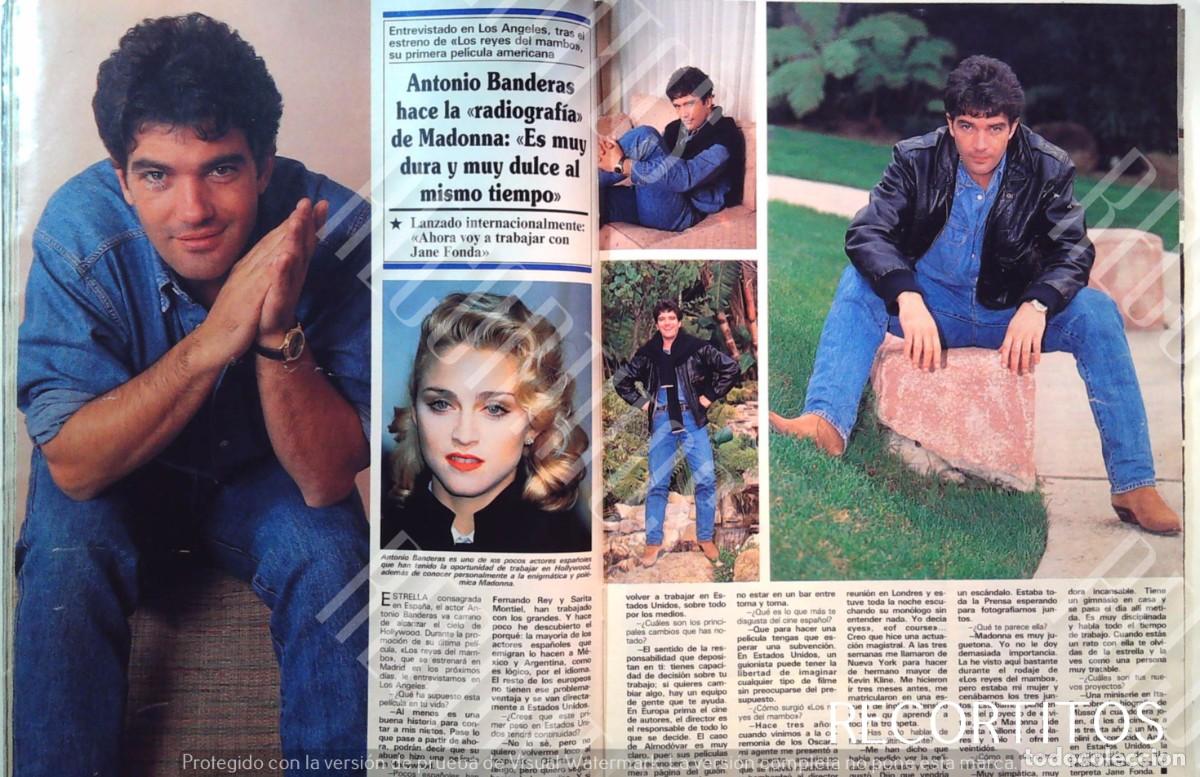 Coleccionismo de Revistas y Peri&oacute;dicos: antonio banderas sobre madonna 1992