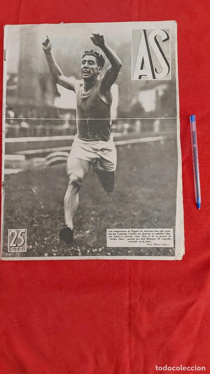 Coleccionismo de Revistas y Peri&oacute;dicos: DIARIO AS A&Ntilde;O 1932 N&ordm; 9 ,BOXEO, CICLISMO ,ATLETISMO, MOTORISTA F&Uacute;TBOL ( CAJA N&deg; 7 X )