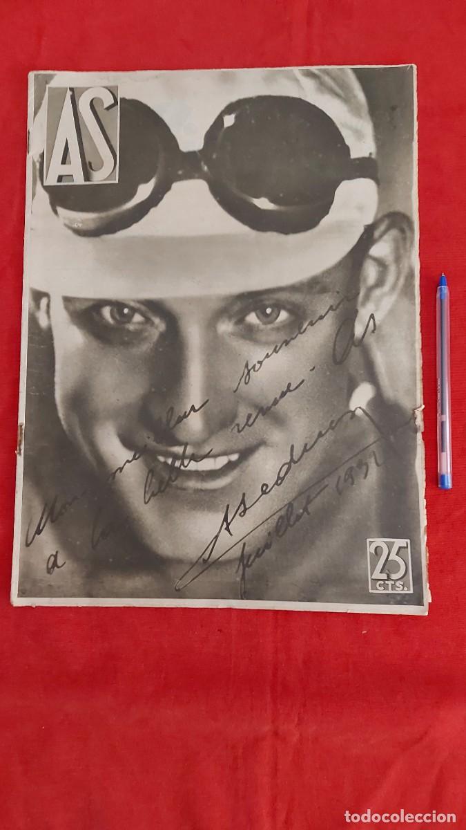 Coleccionismo de Revistas y Peri&oacute;dicos: DIARIO AS A&Ntilde;O 1932 -N&ordm; 8 ,BOXEO, CICLISMO ,ATLETISMO, MOTORISTA F&Uacute;TBOL ( CAJA N&deg; 7 X )