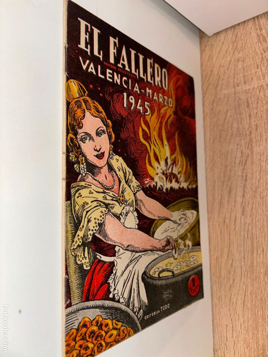 Colecionismo de Revistas e Jornais: REVISTA EL FALLERO / VALENCIA - MARZO 1945 / EDITORIAL TODO