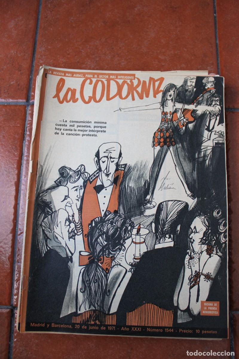 Coleccionismo de Revistas y Peri&oacute;dicos: REVISTA LA CODORNIZ N&ordm; 1544 A&Ntilde;O 1971