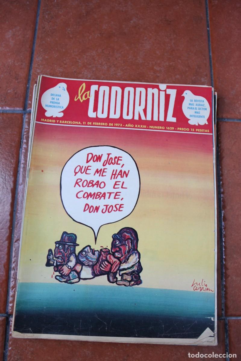 Coleccionismo de Revistas y Peri&oacute;dicos: REVISTA LA CODORNIZ N&ordm; 1629 A&Ntilde;O 1973