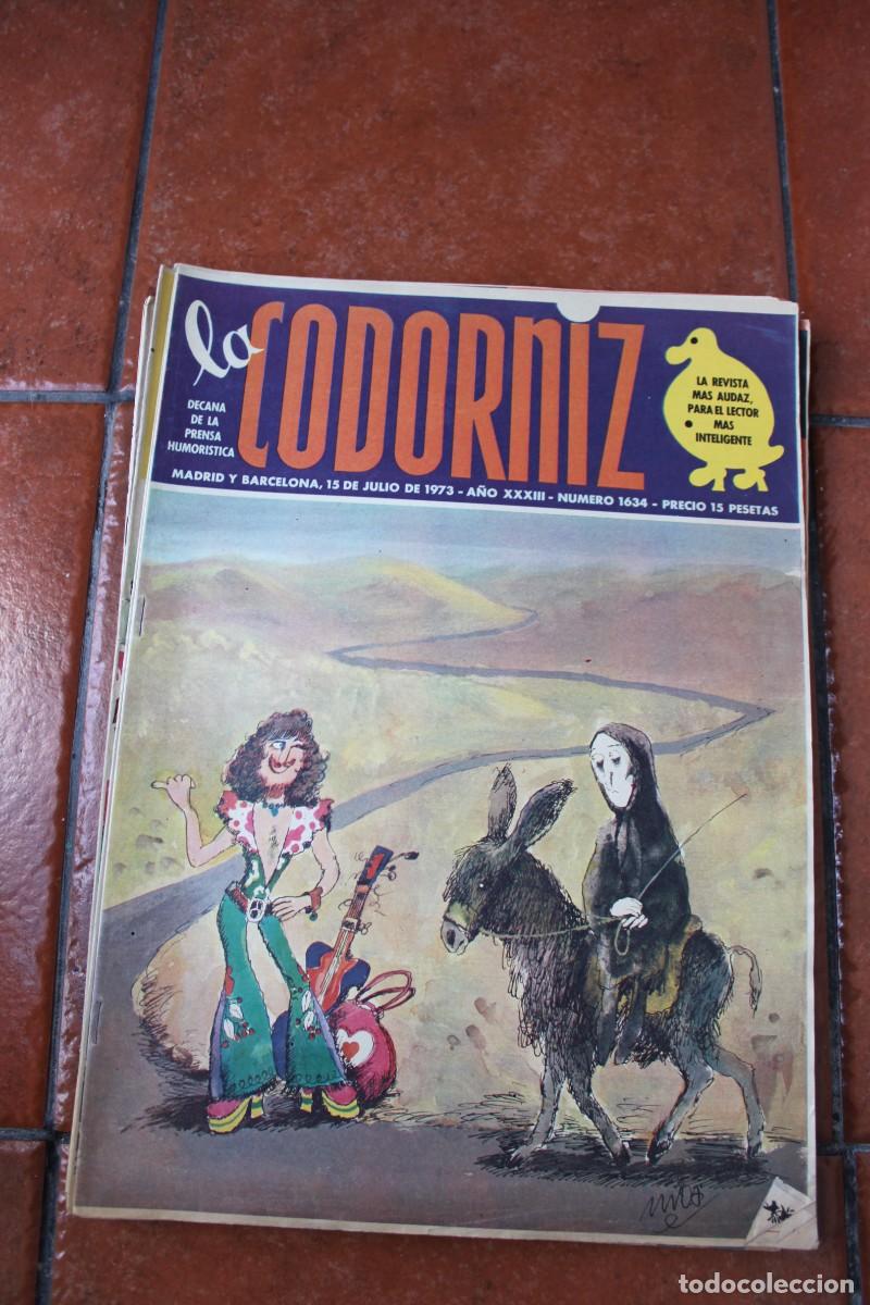Coleccionismo de Revistas y Peri&oacute;dicos: REVISTA LA CODORNIZ N&ordm; 1634 A&Ntilde;O 1973
