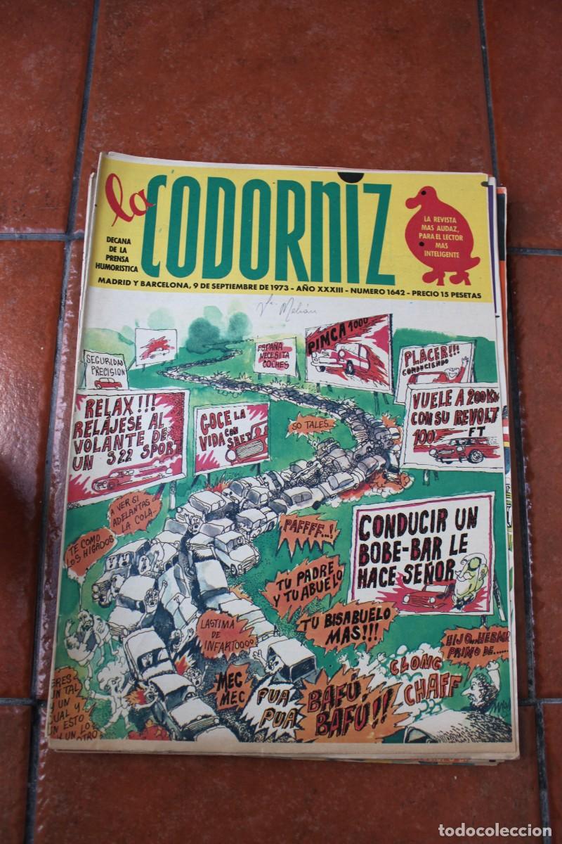 Coleccionismo de Revistas y Peri&oacute;dicos: REVISTA LA CODORNIZ N&ordm; 1642 A&Ntilde;O 1973