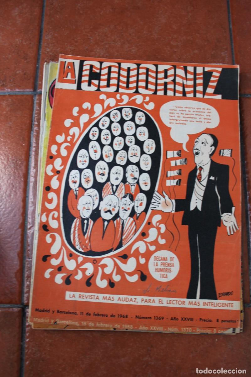 Coleccionismo de Revistas y Peri&oacute;dicos: REVISTA LA CODORNIZ N&ordm; 1369 A&Ntilde;O 1968