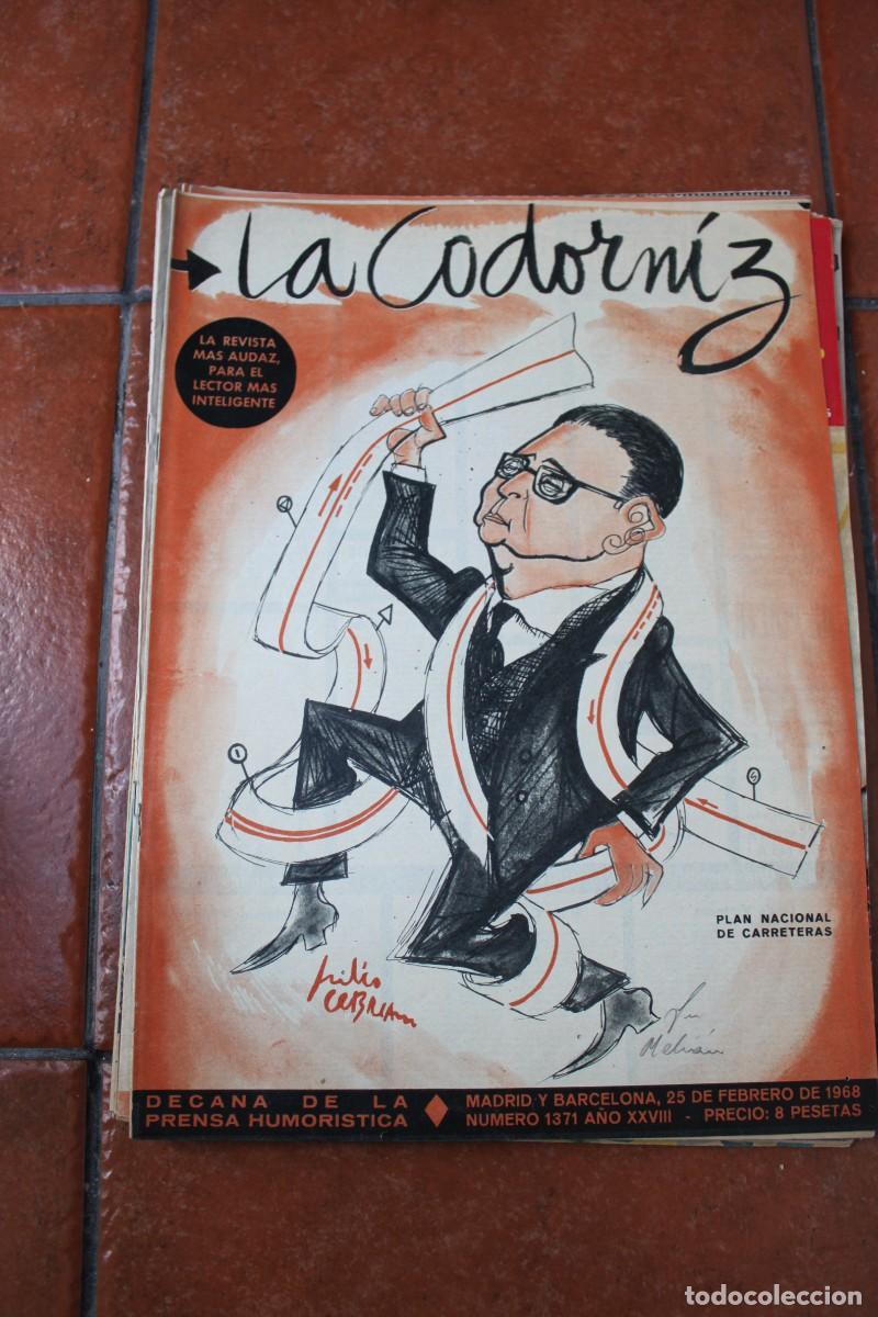 Coleccionismo de Revistas y Peri&oacute;dicos: REVISTA LA CODORNIZ N&ordm; 1371 A&Ntilde;O 1968 : PLAN NACIONAL DE CARRETERAS