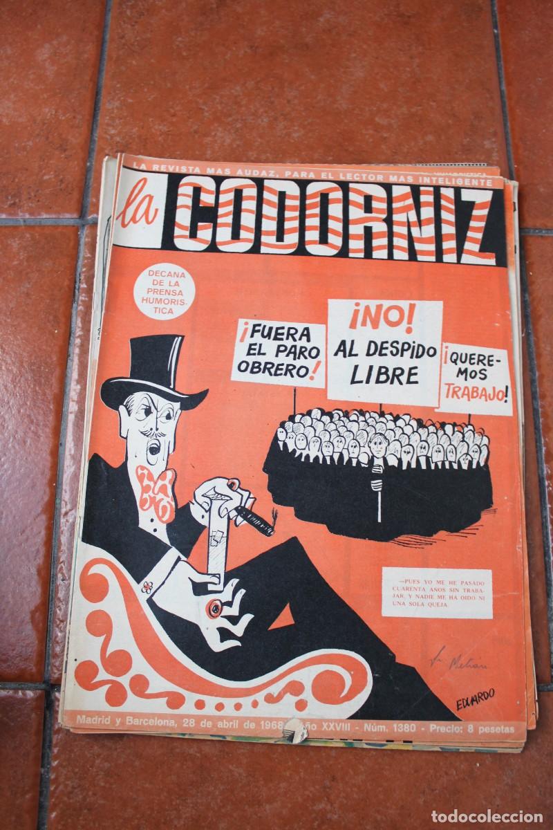 Coleccionismo de Revistas y Peri&oacute;dicos: REVISTA LA CODORNIZ N&ordm; 1380 A&Ntilde;O 1968