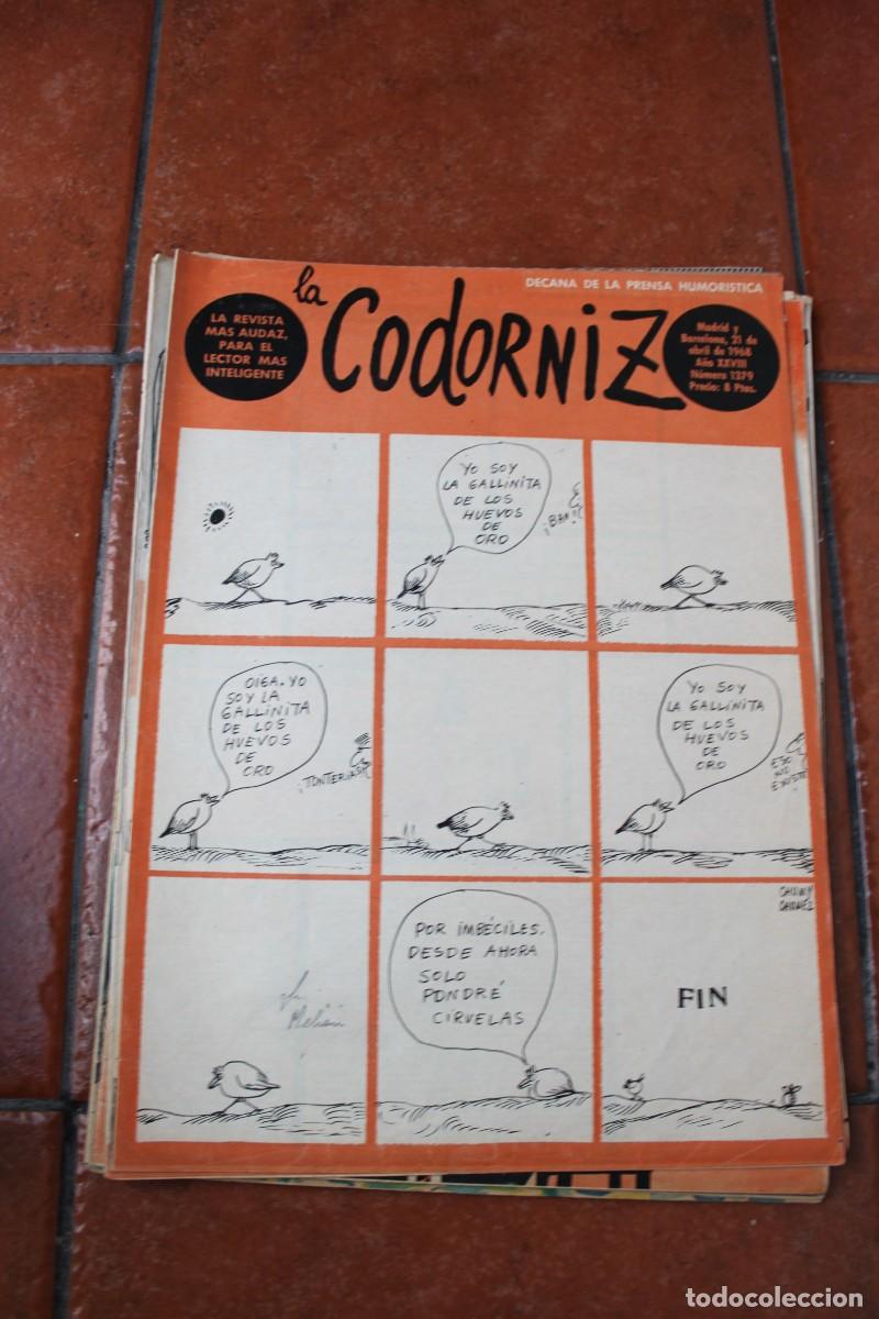 Coleccionismo de Revistas y Peri&oacute;dicos: REVISTA LA CODORNIZ N&ordm; 1379 A&Ntilde;O 1968