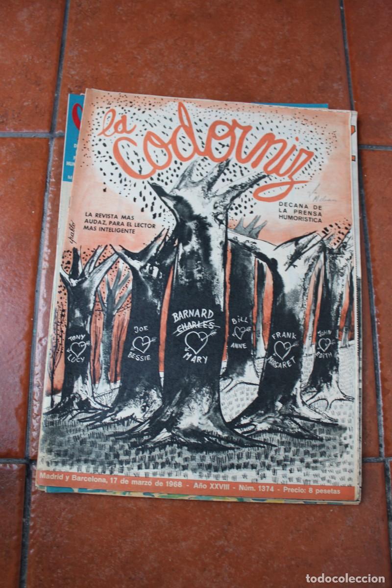 Coleccionismo de Revistas y Peri&oacute;dicos: REVISTA LA CODORNIZ N&ordm; 1374 A&Ntilde;O 1968