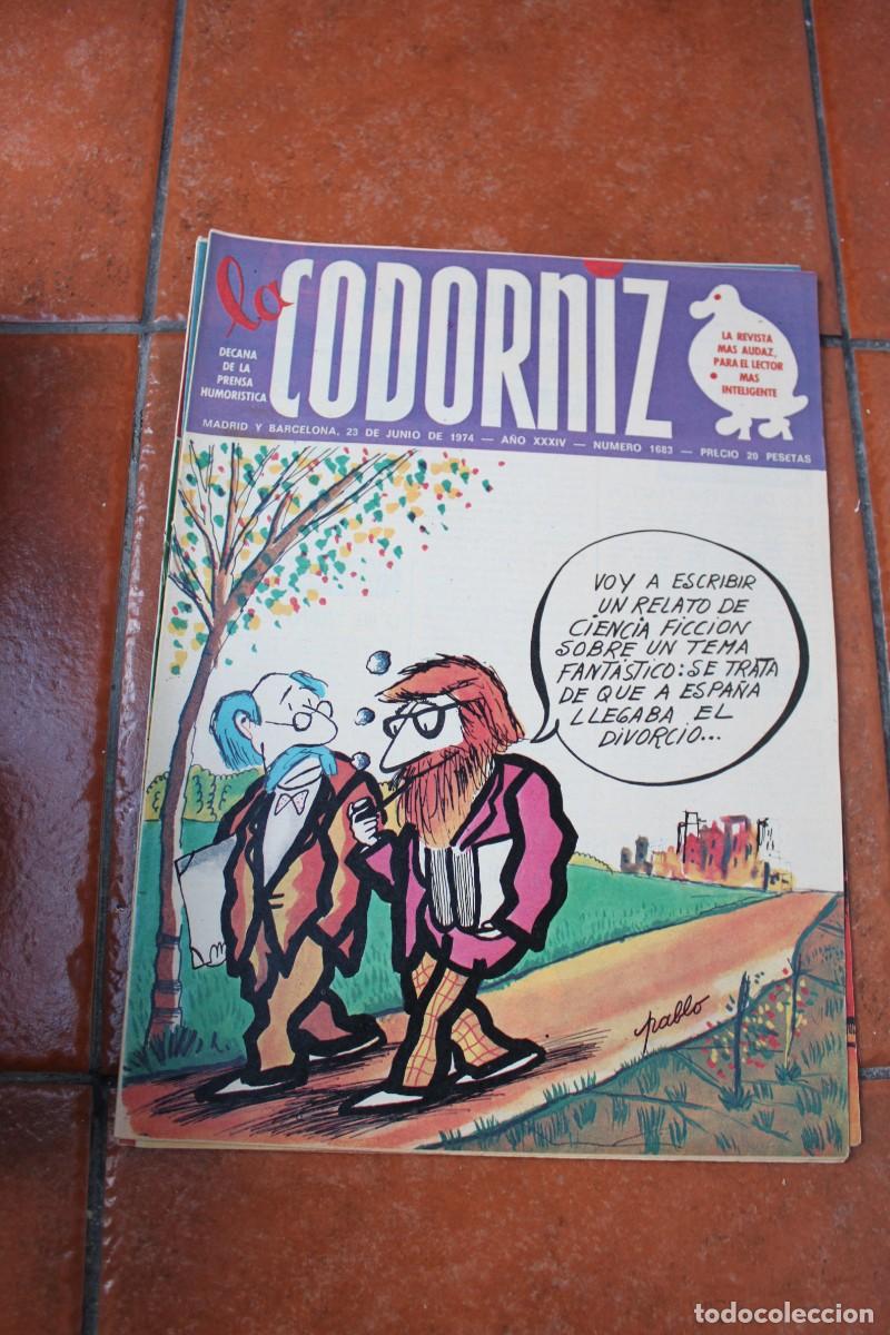 Coleccionismo de Revistas y Peri&oacute;dicos: REVISTA LA CODORNIZ N&ordm; 1683 A&Ntilde;O 1974