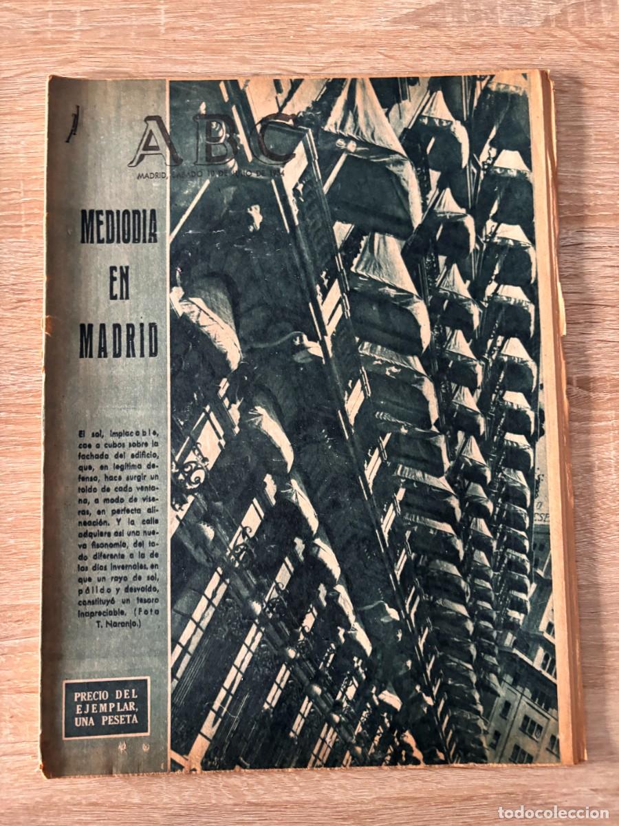 Coleccionismo de Revistas y Peri&oacute;dicos: ABC. 10 JULIO 1954. N&ordm; 15083. LA ACTRIZ GLORIA SWANSON PASARA TRES SEMANAS EN ESPA&Ntilde;A.LEER
