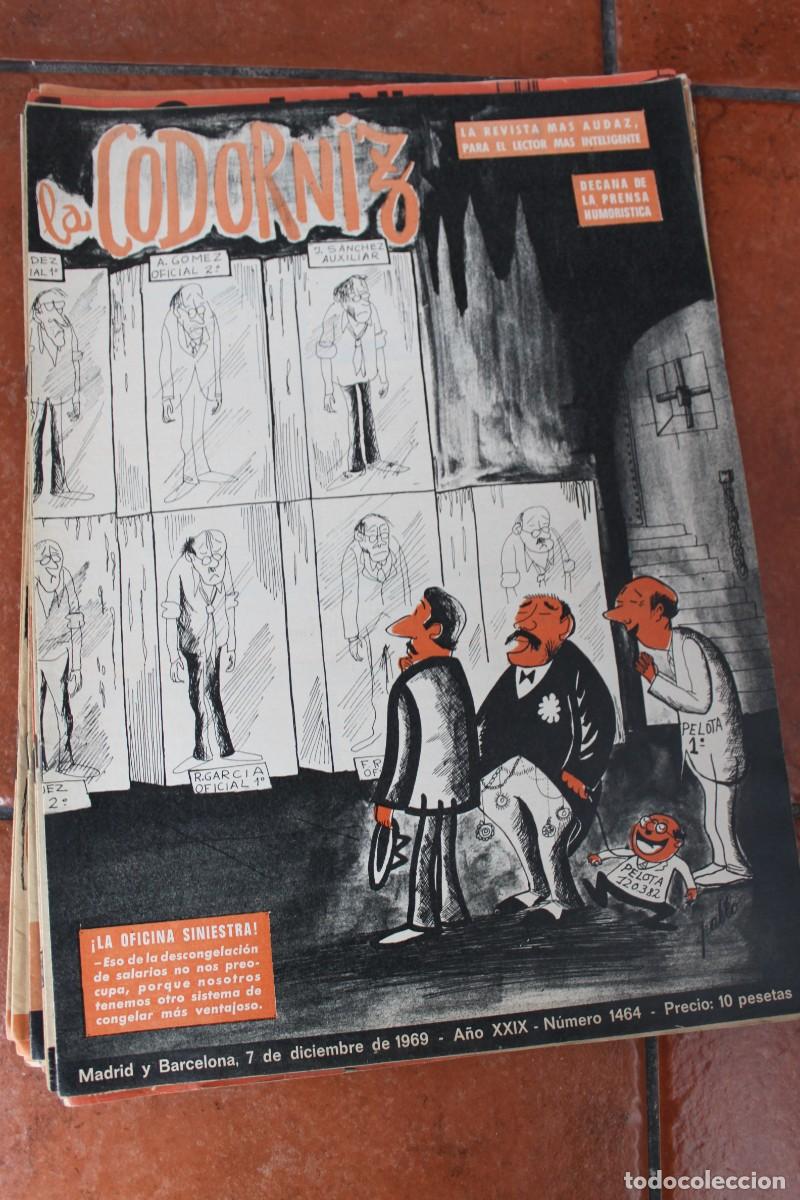 Coleccionismo de Revistas y Peri&oacute;dicos: REVISTA LA CODORNIZ N&ordm; 1464 A&Ntilde;O 1969