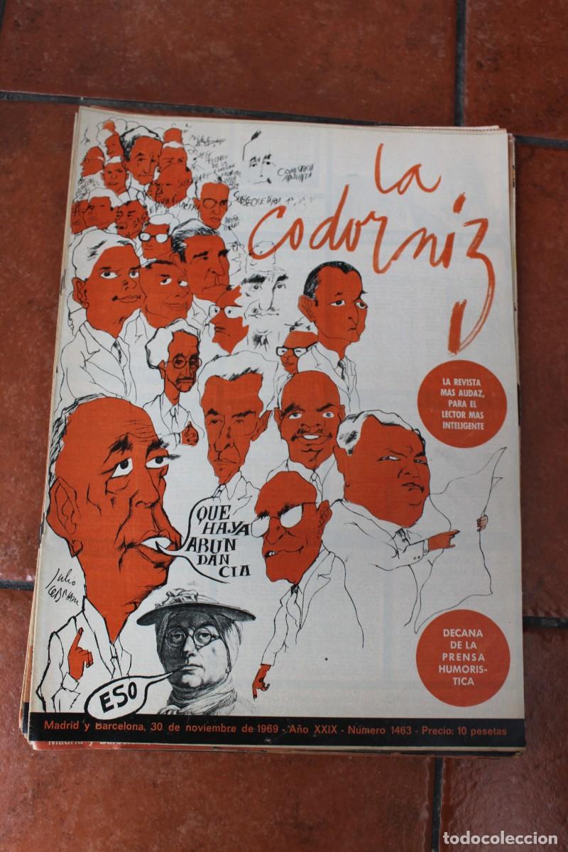 Coleccionismo de Revistas y Peri&oacute;dicos: REVISTA LA CODORNIZ N&ordm; 1463 A&Ntilde;O 1969