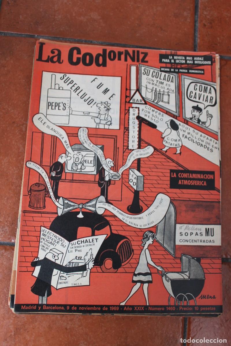 Coleccionismo de Revistas y Peri&oacute;dicos: REVISTA LA CODORNIZ N&ordm; 1460 A&Ntilde;O 1969