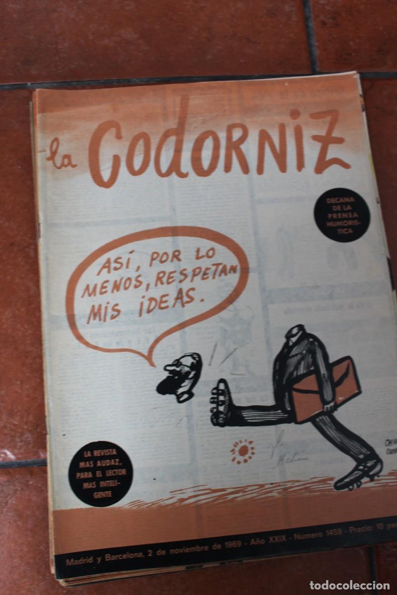 Coleccionismo de Revistas y Peri&oacute;dicos: REVISTA LA CODORNIZ N&ordm; 1459 A&Ntilde;O 1969