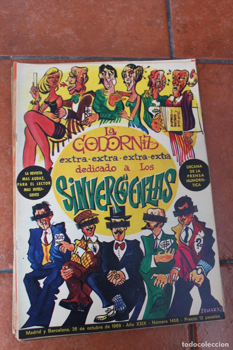 Coleccionismo de Revistas y Peri&oacute;dicos: REVISTA LA CODORNIZ N&ordm; 1458 A&Ntilde;O 1969 : EXTRA DEDICADO A LOS SINVERGUENZAS