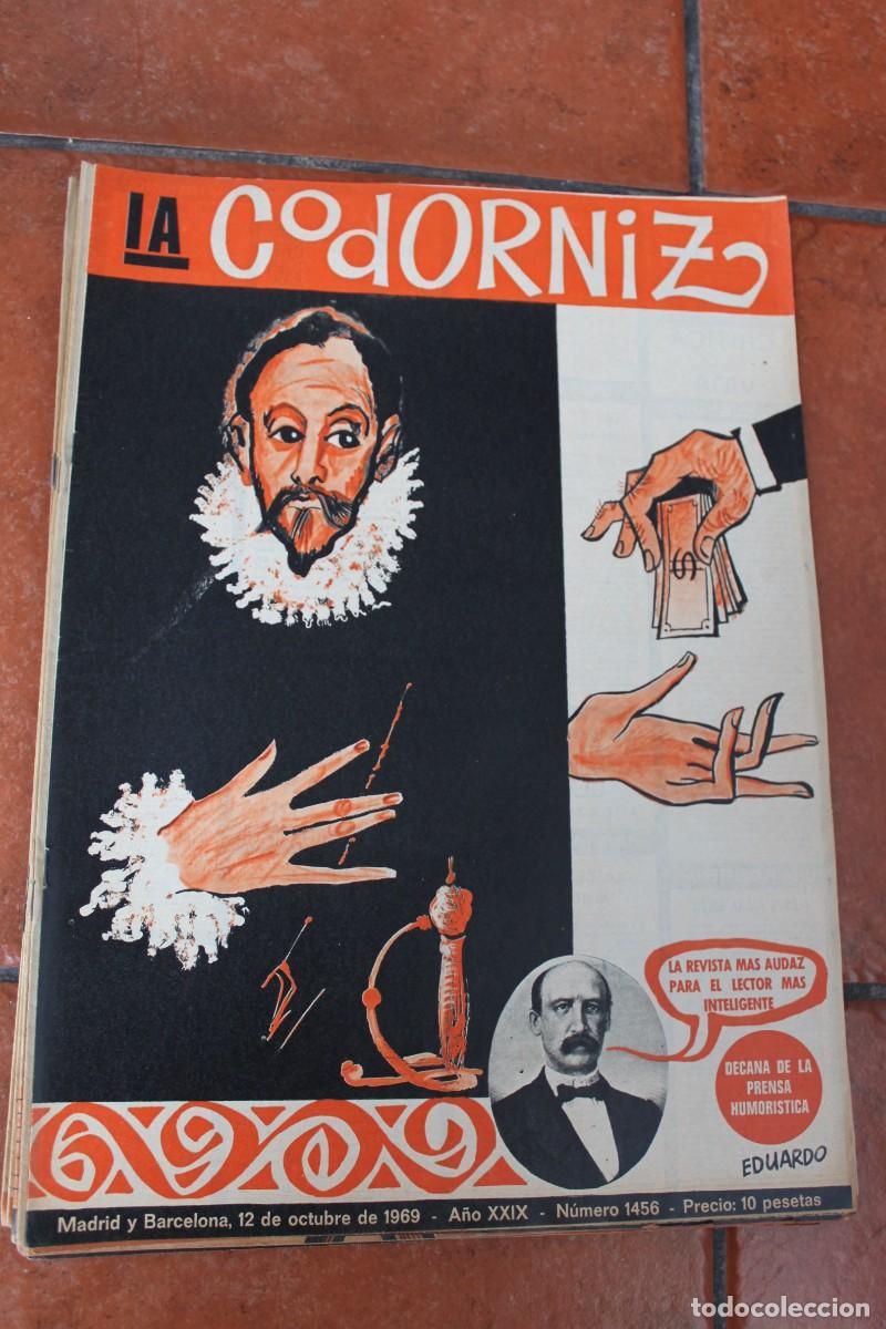 Coleccionismo de Revistas y Peri&oacute;dicos: REVISTA LA CODORNIZ N&ordm; 1456 A&Ntilde;O 1969