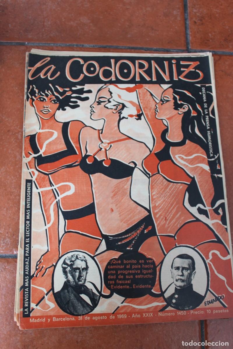 Coleccionismo de Revistas y Peri&oacute;dicos: REVISTA LA CODORNIZ N&ordm; 1450 A&Ntilde;O 1969