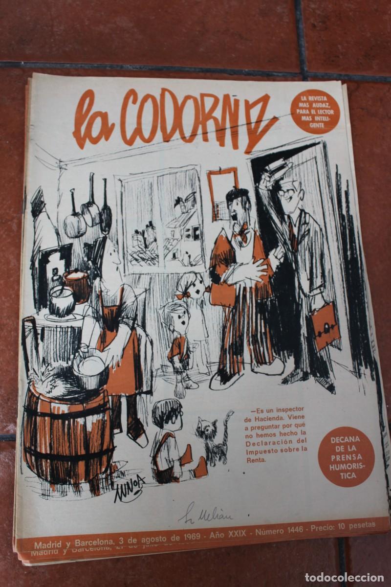 Coleccionismo de Revistas y Peri&oacute;dicos: REVISTA LA CODORNIZ N&ordm; 1446 A&Ntilde;O 1969