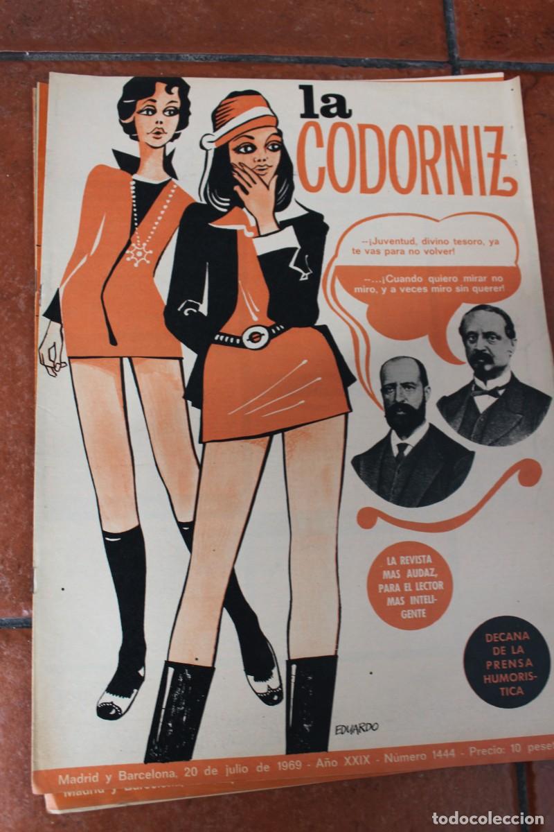 Coleccionismo de Revistas y Peri&oacute;dicos: REVISTA LA CODORNIZ N&ordm; 1444 A&Ntilde;O 1969