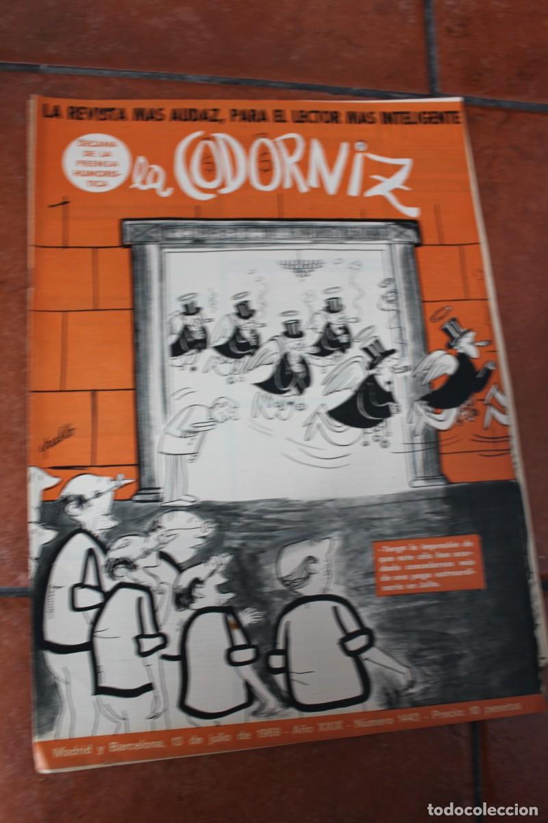 Coleccionismo de Revistas y Peri&oacute;dicos: REVISTA LA CODORNIZ N&ordm; 1443 A&Ntilde;O 1969