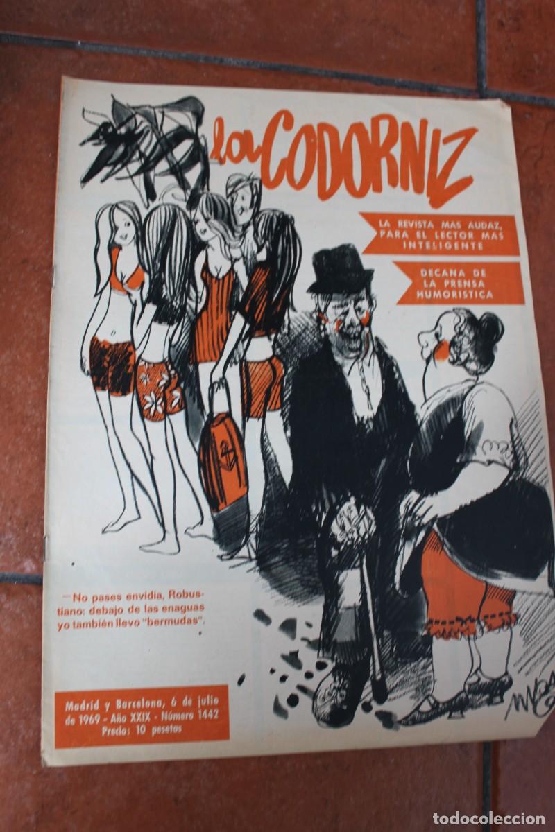 Coleccionismo de Revistas y Peri&oacute;dicos: REVISTA LA CODORNIZ N&ordm; 1442 A&Ntilde;O 1969