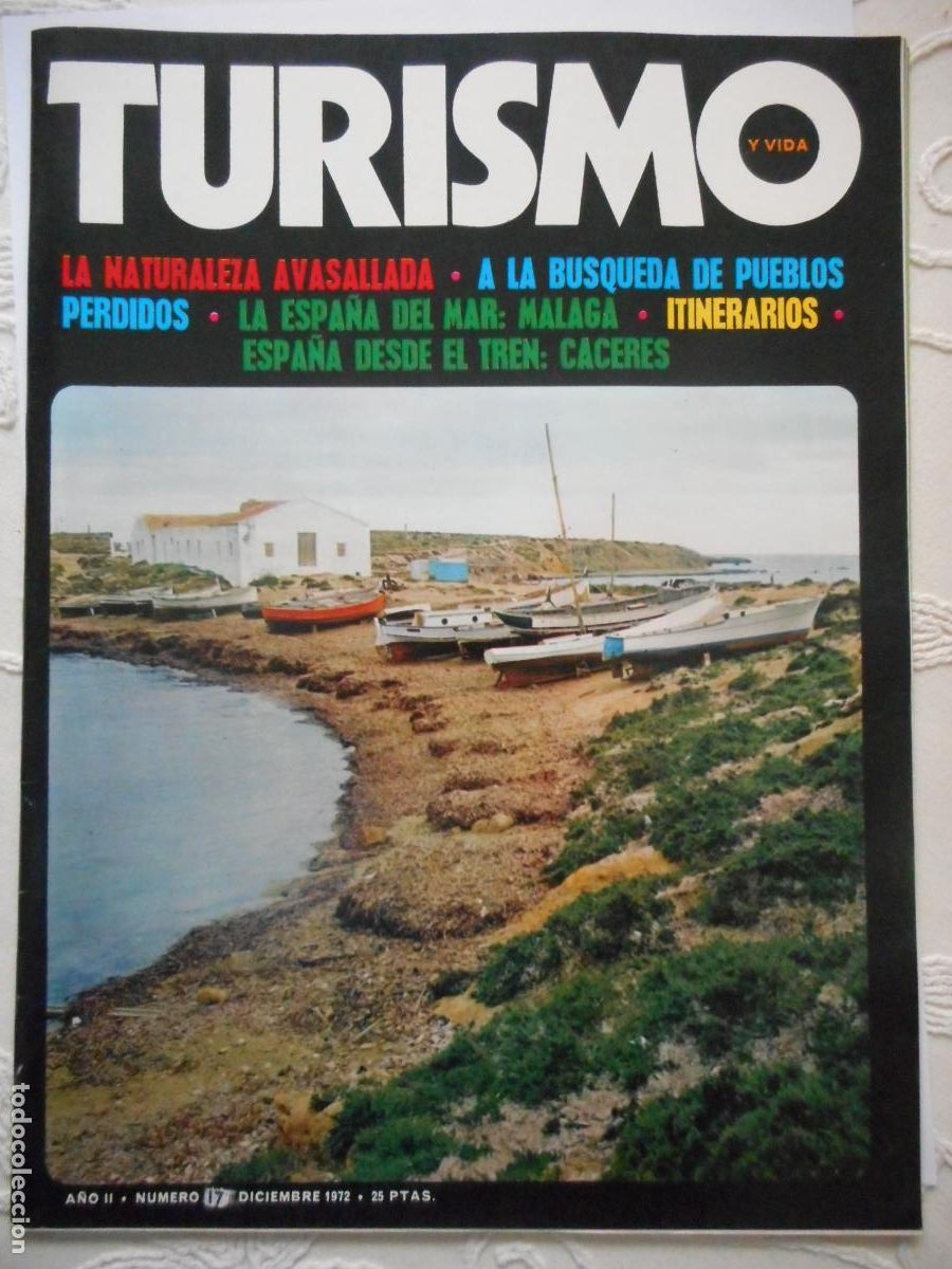 Coleccionismo de Revistas y Peri&oacute;dicos: Revista Turismo, n&uacute;mero 17. Diciembre de 1972. M&aacute;laga. C&aacute;ceres. Nueva