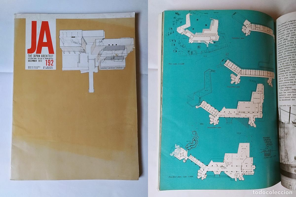 Colecionismo de Revistas e Jornais: REVISTA / MAGAZINE THE JAPAN ARCHITECT JA N&ordm; 192. DECEMBER 1972 INTERNATIONAL EDITION OF SHINKENCHIK