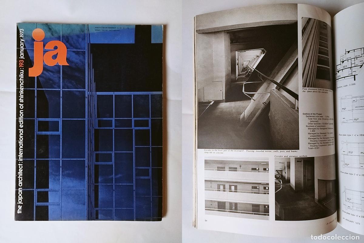 Colecionismo de Revistas e Jornais: REVISTA / MAGAZINE THE JAPAN ARCHITECT JA N&ordm; 193. JANUARY 1973 INTERNATIONAL EDITION OF SHINKENCHIK
