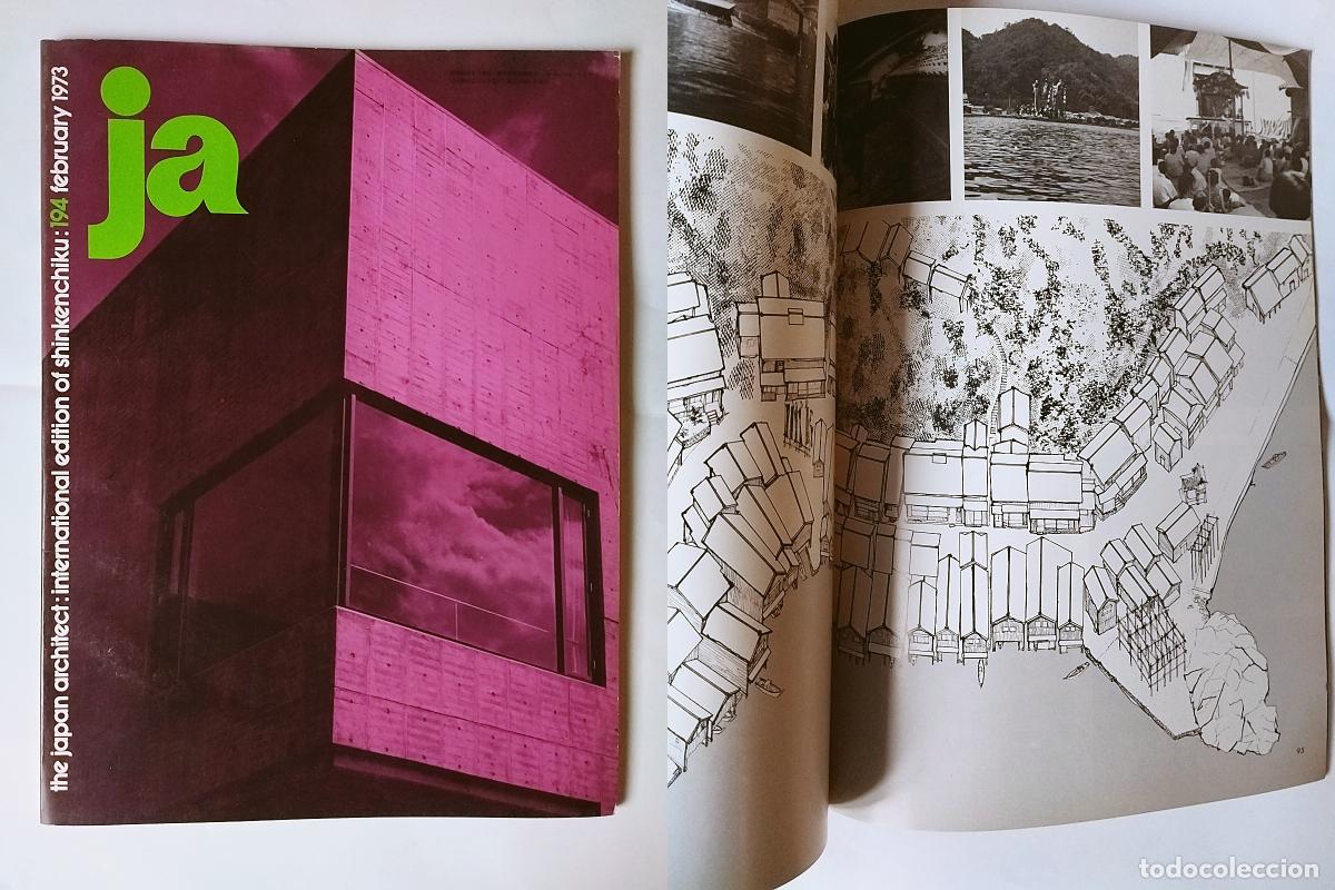 Colecionismo de Revistas e Jornais: REVISTA / MAGAZINE THE JAPAN ARCHITECT JA N&ordm; 194. FEBRUARY 1973 INTERNATIONAL EDITION OF SHINKENCHIK