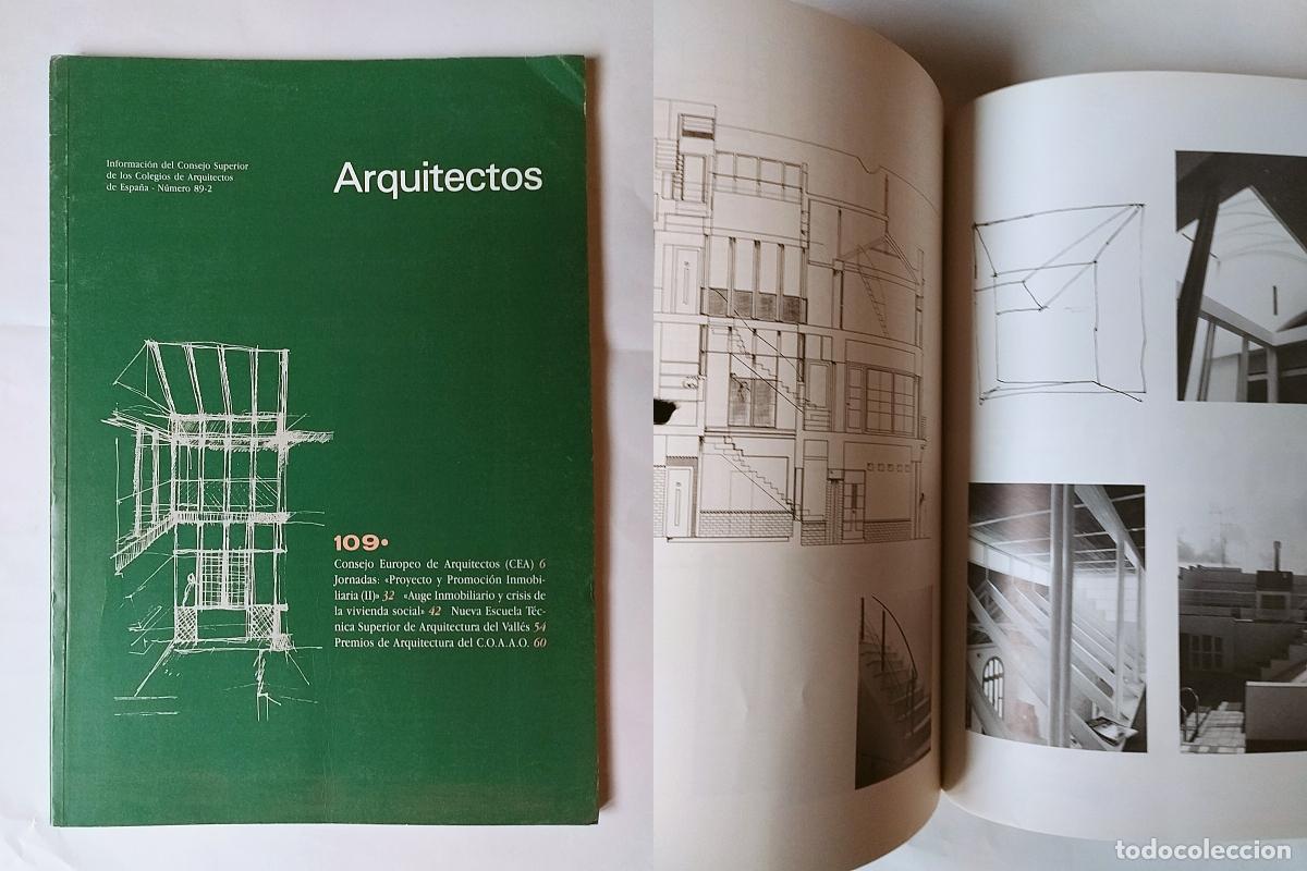 Colecionismo de Revistas e Jornais: REVISTA / MAGAZINE ARQUITECTOS N&ordm; 89-2. CONSEJO SUPERIOR COLEGIOS DE ARQUITECTOS DE ESPA&Ntilde;A 1989