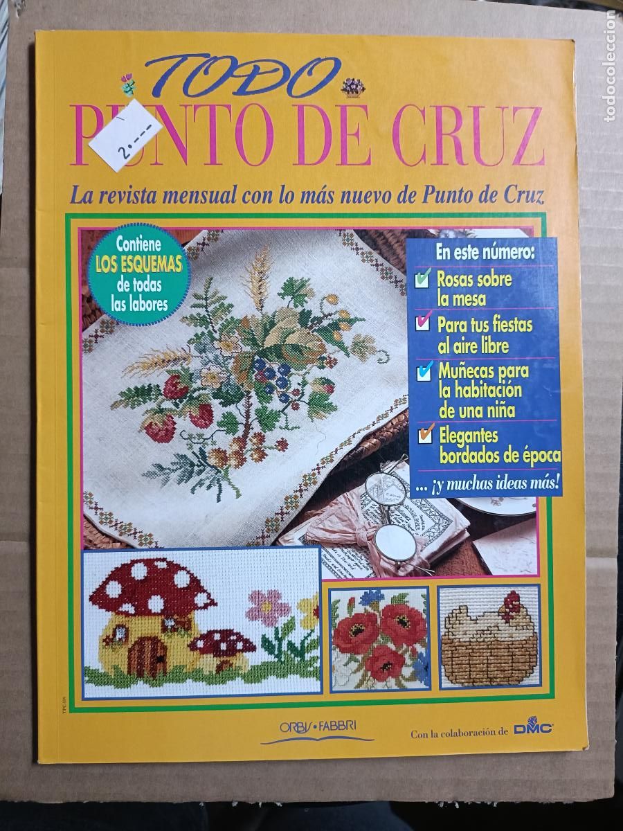 Collection Magazines and Newspapers: TODO PUNTO DE CRUZ JUNIO 1997. MOTIVOS INFANTILES, DE CELEBRACI&Oacute;N, BANDEJAS, CORTINAS, COJINES, CUAD